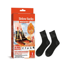 Crystal Heated Socks, Rechargeable & Washable, Compatible with Men/Women, for Hunting, Camping, Hiking, Fishing, Cycling, Outdoor Work