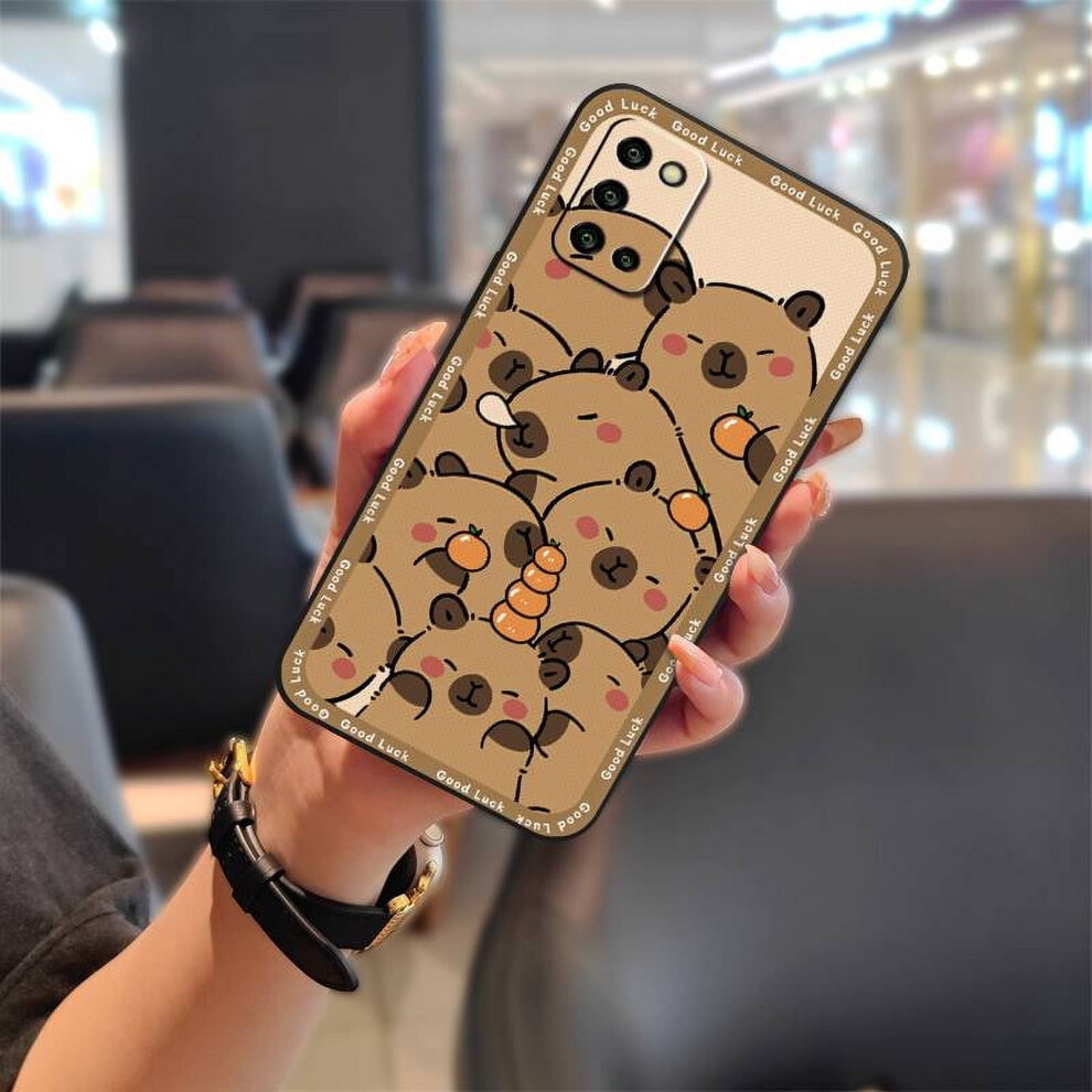 Phone Case Compatible With Samsung Galaxy A03s/Sm-A037g Â Dustproof, Shockproof, Waterproof Silicone Cover With Cute Graffiti Design 9159796002444