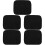 5St Herbruikbare Microvezel Bowlingbal Handdoek Zwart Met Grip 7