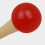 1Ensemble Accessoire Bol Chantant Maillet Bois Caoutchouc Rouge 5