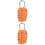 2Pièces Cadenas Tsa Approved Orange 4 Chiffres Pour Valises 5