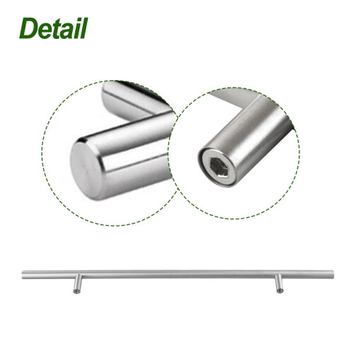Drawer Pull Handle Stainless Steel T-Type 14 Inches 2