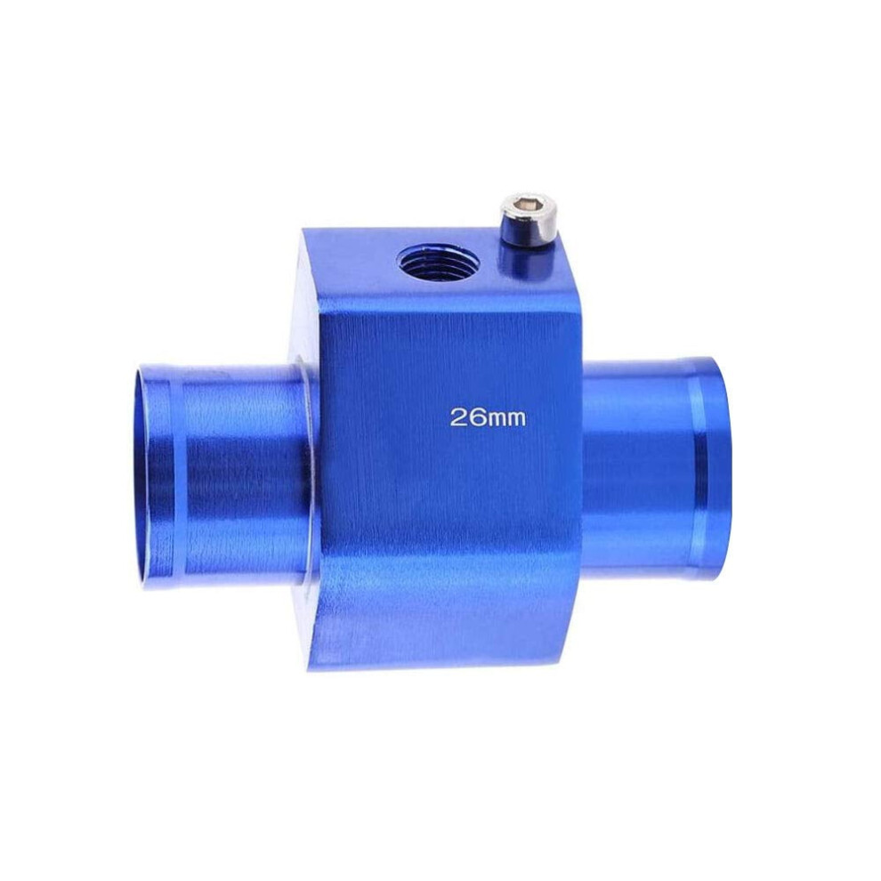 Universal Water Temp Joint Pipe Water Temp Temperature Joint Pipe Sensor Gauge Radiator Hose Adapter, (, New26mm) Blue 9165521796069