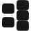 5St Herbruikbare Microvezel Bowlingbal Handdoek Zwart Met Grip 11