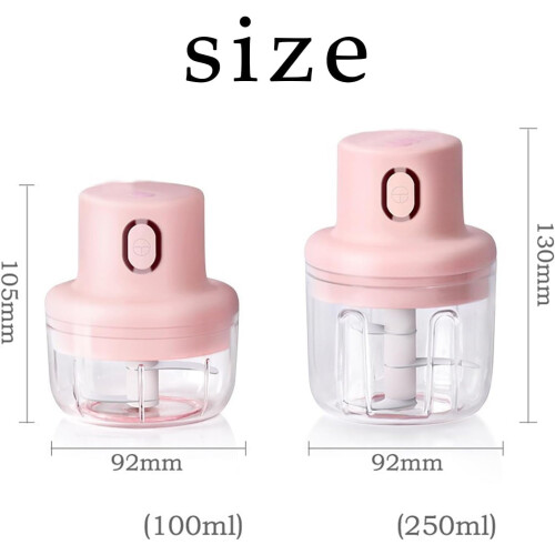 Wireless Food Chopper USB Rechargeable 1 pc 1
