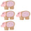4Pièces Figurines Adorables De Miniatures Bois Plastique 8