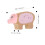 4Pièces Figurines Adorables De Miniatures Bois Plastique 10