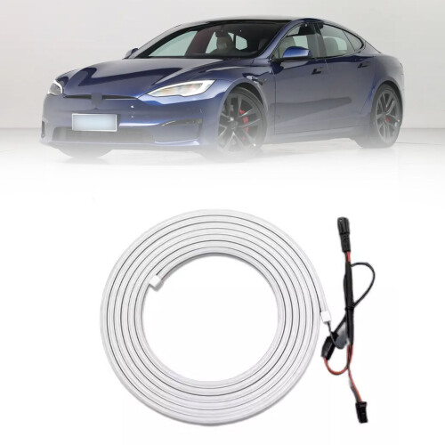 Stiall Solais LED Trunk do Tesla, Maisiúcháin Barra Soilsithe Comhthimpeallacha Trunk Intí Feithicleach, Barra Soilsithe Uiscedhíonach - Solas