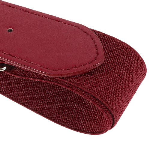 Youth Baseball Belt Dark Red Elastic Comfortable Fit 2