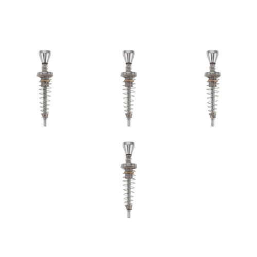 4Pièces Flipper En Alliage Argenté, Accessoires Jeu Tabletop