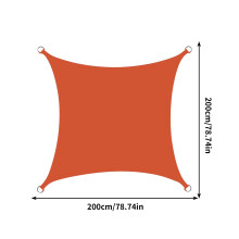 Voile d'ombrage carrée – Protection solaire résistante aux UV et à installation rapide pour terrasse, jardin, piscine et toit plat –