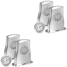 2Ensembles Humidificateurs Violon Argent Avec Thermomètre Pour Guitare