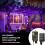 Green Christmas Mini Lights 200 LED 66 Ft Purple 3