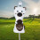 Golf Headcover Waterproof PU Leather Bear Design Driver 4