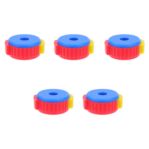 10Pièces Accessoires Cymbales Écrous ABS Rapides Multicolores Batterie