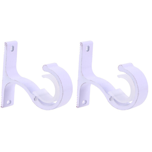 4Pièces Support Tringle Rideaux Aluminium Décor Moderne 2