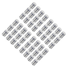48Pièces Vis Décoratives En Acier Inoxydable Pour Supports