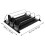 Refrigerator Beverage Pusher Black Stainless Steel 3Pcs 2