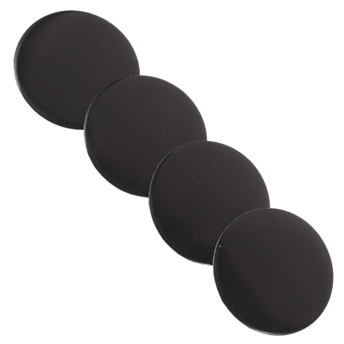 16Pièces Cache Moyeu Roue Aluminium Durable Noir Usage Auto 2