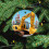Yellow Construction Truck Ornament – Ceramic, 3" 5