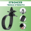 7.0x150mm Releasable Push Mount Cable Ties, Black Nylon Panel Clips 3