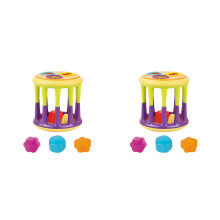 2Sets Rammelaar En Bouwspeelgoed Plastic Voorskool Kinderen