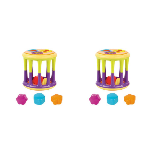 2Sets Rammelaar En Bouwspeelgoed Plastic Voorskool Kinderen