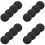 16Pièces Cache Moyeu Roue Aluminium Durable Noir Usage Auto 6