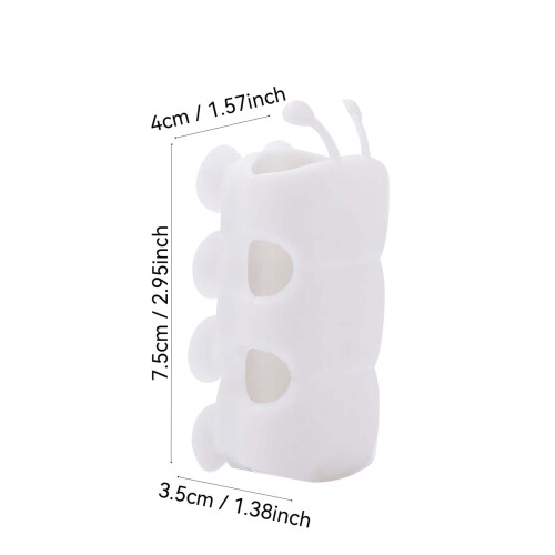 AuroraX Wall Mount Shower Head Holder with Suction Cup 4 2