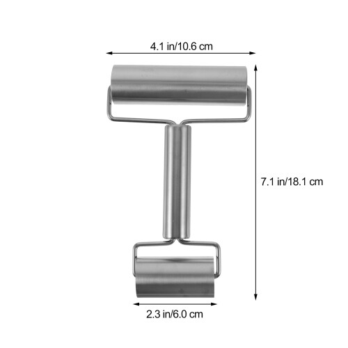 Rouleau À Double Extrémité Argent, Pour Cuisine 1