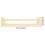Wooden Floating Shelf for Wall Mount Spice Jar Storage Beige Multi-functional Large Capacity 2