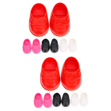 8Paires Chaussures Miniatures Durable Décor Maison Couleurs Vives