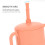Bébé Silicone Douce Avec Poignées Rouge Pastèque 4