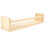 Wooden Floating Shelf for Wall Mount Spice Jar Storage Beige Multi-functional Large Capacity 5