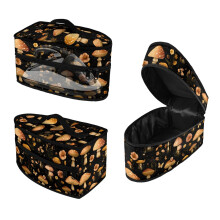 Mushroom Flowers Pattern Travel Steamer Storage Bag