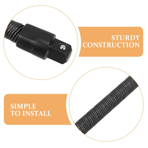 3PCS Flexible Socket Extender Set – Universal Metal Shaft, Compatible with Standard Ratchets 2