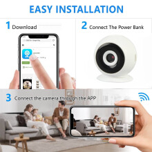Security Cameras Wireless Wifi,Indoor Security Cameras,1080p Hd Home Smart Camera,Surveillance Camera for Pet