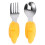 2Sets Baby Training Rvs Lepels Slipvast Handvat 1