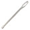 1 Pc Silver Threader Tweezer for Elastic Drawstring, Steel Threading Tool – Small, Safe, Compatible with Sewing & Crafts 1