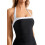 Women's Tummy Control One-Piece Swimsuit Halter Retro Style 6