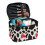 Cow Heart Polyester Makeup Bag Space-Efficient 8.86 x 6.5 x 1