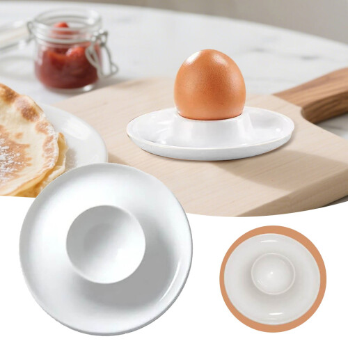 Egg Cup Holder Tray | 1-Piece Countertop Stand For Soft Boiled Eggs | Space Saving Breakfast Organizer | Kitchen