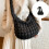 Quilted Nylon Shoulder Bag 36x4x26cm 2