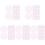 500St Plastic Spelchips Roze Voor & Telactiviteiten 1