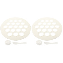 2Sets Witte Multi-Hole Dumpling Maker Voor Keuken, En