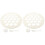 2Sets Witte Multi-Hole Dumpling Maker Voor Keuken, En 1