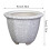 (01) White Crackle Ceramic Succulent Planter 2