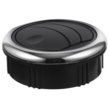 3St Zwarte Bus Air Conditioning Vent ABS Luchtuitlaat Voor Rv