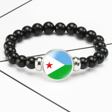 Acrecean Beaded Bracelet, Acrylic, Africa Countries