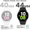 Θήκη προστασίας οθόνης 2 τεμαχίων για Samsung Galaxy Watch5/4 (44mm), σκληρυμένο γυαλί + 2